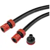 Image de Toolcraft, Tuyau d'arrosage, Raccord de tuyau de ficelle 2 m, 13 mm (1/2 ) (13 mm)
