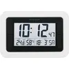 Image de Horloge murale, KW9101 Horloge murale solaire, radio 280 mm x 190 mm x 23 mm Blanc (28 cm)