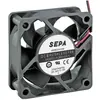 Image de SEPA PLB60A24SE16A Ventilateur axial 24 V/DC 36.7 m³/h (L x l x H) 60 x 60 x 25 mm (60 mm, 1x), Ventilateur PC, Noir