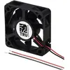 Image de Tru Components TC-MX5015-12V0.08A Axiallüfter 12 V/DC 23.4 m³/h (L x B x H) 50 x (50 mm, 1x), Ventilateur PC, Noir