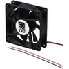 Image de Tru Components TC-MX8025-12V0.1A Axiallüfter 12 V/DC 67.8 m³/h (L x B x H) 80 x (80 mm, 1x), Ventilateur PC, Noir