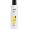 Image de Nioxin, Shampoing, System 1 Shampooing nettoyant pour cheveux naturels fins et légèrement clairsemés (Shampoing liquide, 300 ml)