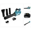 Image de Makita, Aspirateur + souffleur à feuilles, DUB 184 T1 Souffleur sans fil 18 V Brushless + 1x batterie 5,0 Ah - sans chargeur (Fonctionnement sur batterie, Souffleur de feuilles)