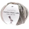 Image de Laine à chaussette Superba Merino + Linen + Silk 4 fils - 100 gr - Rico Design(...) - Multicolore (006 - Hipster)