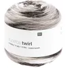 Image de Laine à chaussette Superba Twirl 4 fils - 100GR - Rico Design(...) - 001 gris