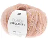 Image de Pelote de Mohair à tricoter Fashion Fabulous 4 Aran - Rico Design(...) - 001 Multicolore Pastel