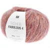 Image de Pelote de Mohair à tricoter Fashion Fabulous 4 Aran - Rico Design(...) - 002 Multicolore Blaze