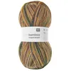 Image de Pelote de laine à chaussettes à tricoter Superba bamboo superwash - 100GR - Rico Design(...) - 048 marron - Terra