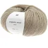 Image de Pelote de laine à tricoter Essentials Organic Wool Aran - Rico Design(...) - 02 Beige Marron