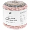 Image de Laine à chaussette Socks Super Soft Super Dégradé 4 fils - Rico Design(...) - 02 Rose Dusty