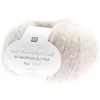 Image de Fil à Tricoter ESSENTIALS SUPER KID MOHAIR LOVES SILK GLAMOROUS GLITTER: Luxe, Douceur et Créativité - 25gr - Rico Design(...) - 02 Ecru