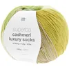 Image de Pelote de Laine à Chaussettes Superba Cashmeri Luxury Socks 4 fils - 100g - Rico Design(...) - 39 Citron Vert