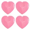 Image de Carte de 4 boutons coeurs   15 x 15 mm   Rico Design(...) - Rose