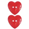 Image de Carte de 2 boutons coeurs   22 x 22 mm   Rico Design(...) - Rouge
