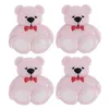 Image de Cartes de 4 boutons nounours 16 x 18 mm   Rico Design(...) - Lilas clair