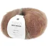 Image de Pelote de laine et mohair FASHION MERI MOHAIR PRINT - Douceur luxueuse, effet rayé & finition vaporeuse - Rico Design(...) - 02 Pêches Foncées