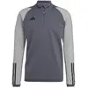 Image de Adidas, Hommes, T-shirt de sport, Tiro 23 Competition 1/4-Zip Haut d'entraînement Hommes (L), Gris, L