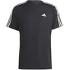 Image de Adidas, Hommes, T-shirt de sport, Tee Traing Essentials Base 3-Stripes (M), Noir, Gris, M
