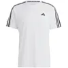 Image de Adidas, Hommes, T-shirt de sport, Tr-Es Base 3s T,White/Black White/Black L (L), Blanc, L