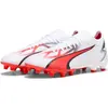 Image de Puma, Unisexe, Chaussures de football, Ultra Match Fg/Ag (42), Blanc