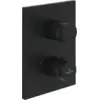 Image de Mitigeur thermostatique encastré 2 voies VILLEROY ET BOCH Universal rectangle Noir mat