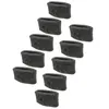 Image de vhbw 10x Filtre compatible avec Philips HU4811, HU4811/10, HU4803, HU4803/01, HU4801, HU4801/01 humidificateur, purificateur d'air, filtre en toison, gris