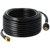 Image de vhbw Tuyau de rallonge 30 m remplacement pour Kärcher 2.644-019.0 pour nettoyeur haute pression avec connexion M22 x 1,5, noir