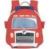 Image de Lassig, Sac + cartable maternelle, Tiny Drivers Wóz Stra acki Mini czerwony