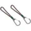 Image de Lassig, Poussette : accessoires, Crochets de fixation Cord, lot de 2 Green/Lavender/Deep Red