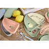 Image de Lässig, Vaisselle + couverts pour enfants, Kinderteller & Breischalen Silikon Trennschalen Set Section Dish Set