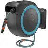 Image de Gardena, Rangement du tuyau d'arrosage, PowerRoll XL - boîtier mural pour tuyaux, turquoise (35 m)