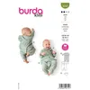 Image de Patron Burda 9258 - Grenouillère et foulard bébé de 56 à 98 cm - Model 56-98