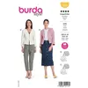 Image de Patron Burda 5897 - Elégantes vestes du 34 au 44 (FR) - Model FR 34-44