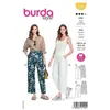 Image de Patron Burda 5902 - Pantalons droits avec des poches du 34 au 44 (FR) - Model FR 34-44