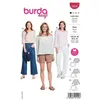 Image de Patron Burda 5904 - Blouses Carmen du 34 au 48 (FR) - Model FR 34-48