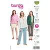 Image de Patron Burda 5906 - Vestes épurées sans col du 34 au 48 (FR) - Model FR 34-48