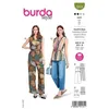 Image de Patron Burda 5914 - Le haut sans manches ou combinaison, façon cache-c?ur du 34 au 44 (FR) - Model FR 34-44