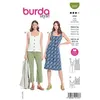 Image de Patron Burda 5922 - Top et robes à bretelles du 34 au 44 (FR) - Model FR 34-44