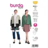 Image de Patron Burda 5931 - Manteau et une veste coupe élégante du 34 au 44 (FR) - Model FR 34-44
