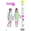 Image de Patron Burda 9226 - Jupe haute pour enfants - Model FR 2-7 ANS