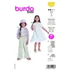 Image de Patron Burda 9225 - Robe a jupe dégradée pour enfants - Model FR 5-10 ans