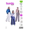 Image de Patron Burda 5801 : Créez des Pantalons Palazzo Élégants et Confortables - Model FR 36-46