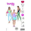 Image de Patron Burda 5765 - Tops sportifs - Model FR 34-48