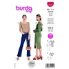 Image de Patron Burda 5738 - Robe & Top - Model fr 38-48