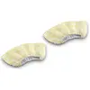 Image de Kärcher Buse manuelle Kit de revêtement, Nettoyeur vapeur : accessoires, Blanc, Jaune