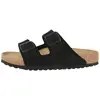 Image de Birkenstock, Hommes, Sandales, Arizona Veloursleder normal - 63245, Noir, (45)