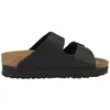Image de Birkenstock, Femmes, Sandales, Arizona Pap Flex Platform, Noir, (38)