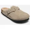 Image de Birkenstock Boston Shearling Suede - Regular pour Beige 41
