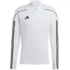 Image de Adidas, Hommes, T-shirt de sport, Tiro 23 League 1/4 Pull d'entraînement Hommes (S), Blanc, S