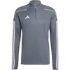 Image de Adidas, Hommes, T-shirt de sport, Tiro 23 League 1/4 Pull d'entraînement Hommes (S), Gris, S